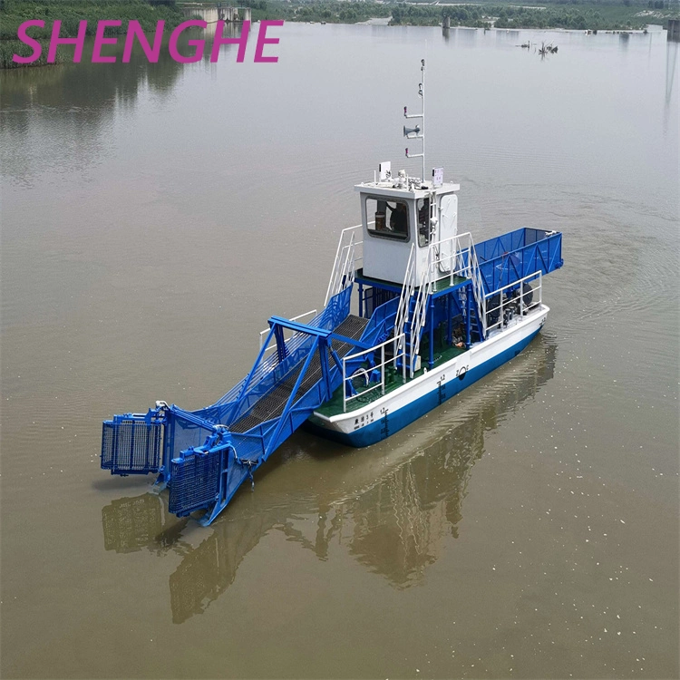 Cheap Price Automatic River Floating Rubbish Collector Reed Harvester