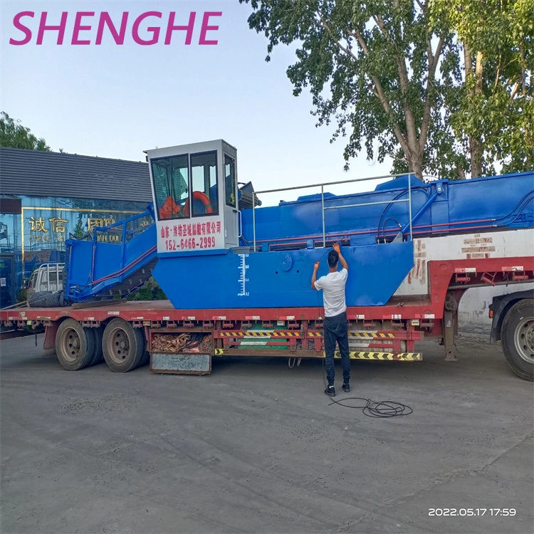 Seaweed Collecting Cleaning Harvester for River Weed Reed