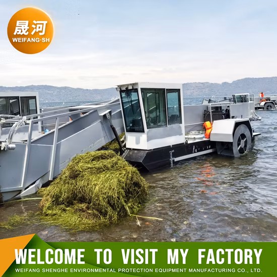 Высококачественное оборудование для сбора речного тростника и сорняков для морского гиацинта